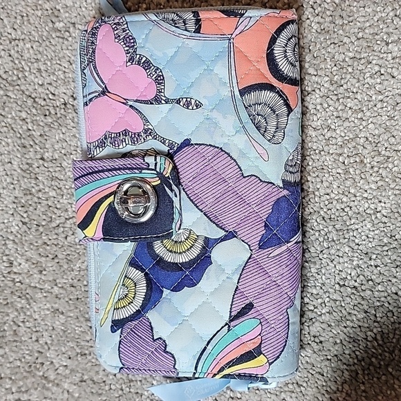 SMALL VERA TOTE VERA BRADLEY woth wallet and makeup bag - Picture 5 of 14